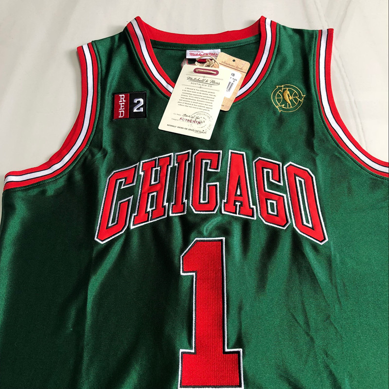 Derrick Rose Chicago Bulls Green 1 MN