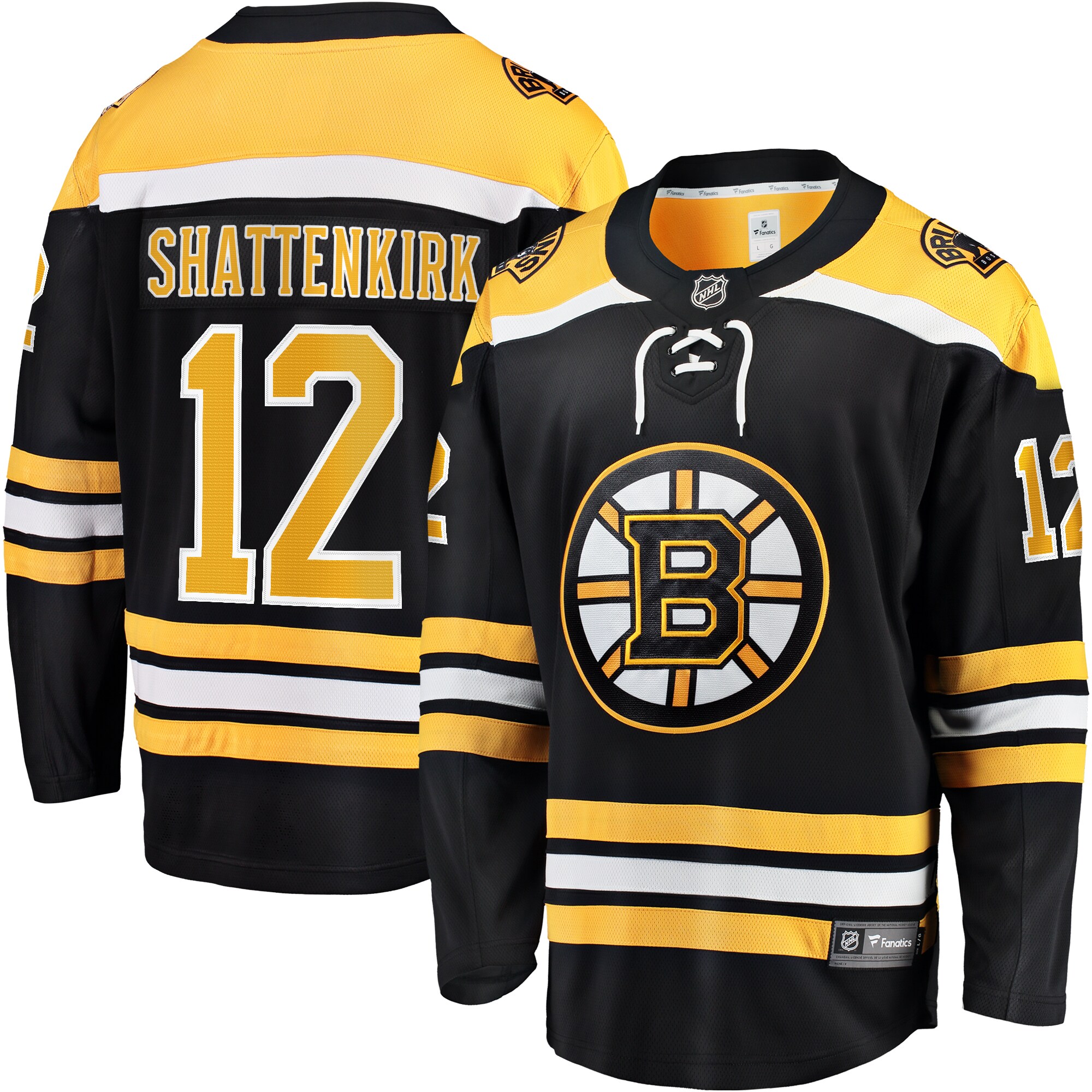 Kevin Shattenkirk Boston Bruins Fanatics Home Breakaway Jersey – Black