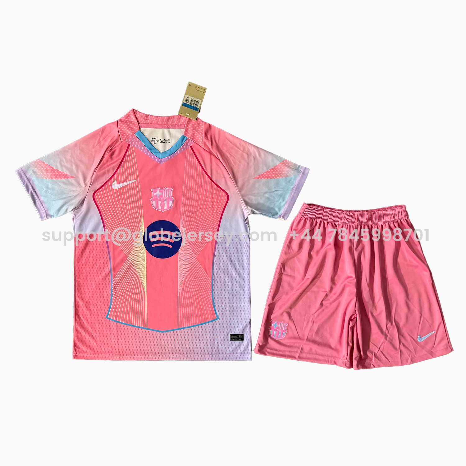 Barcelona 25-26 T90 Pink Special Men's Adult Jersey Set - Fans Version