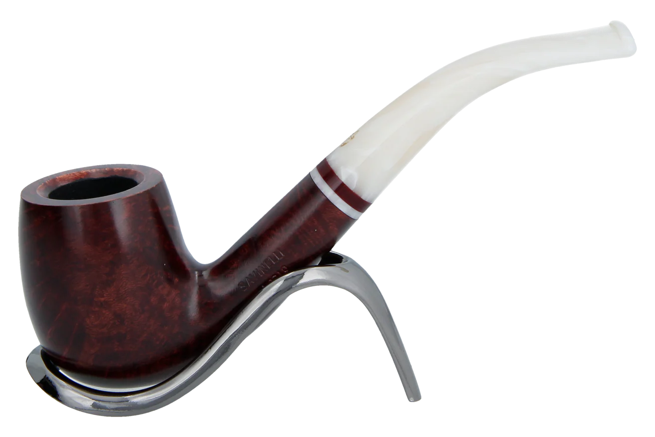 Savinelli Avorio Smooth Burgundy 606 - 6mm Briar Pipe