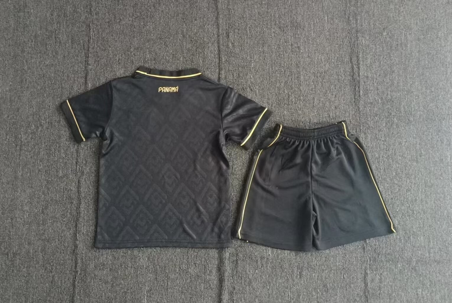 2025-26 Panama Away Shirt Black  - children's edition