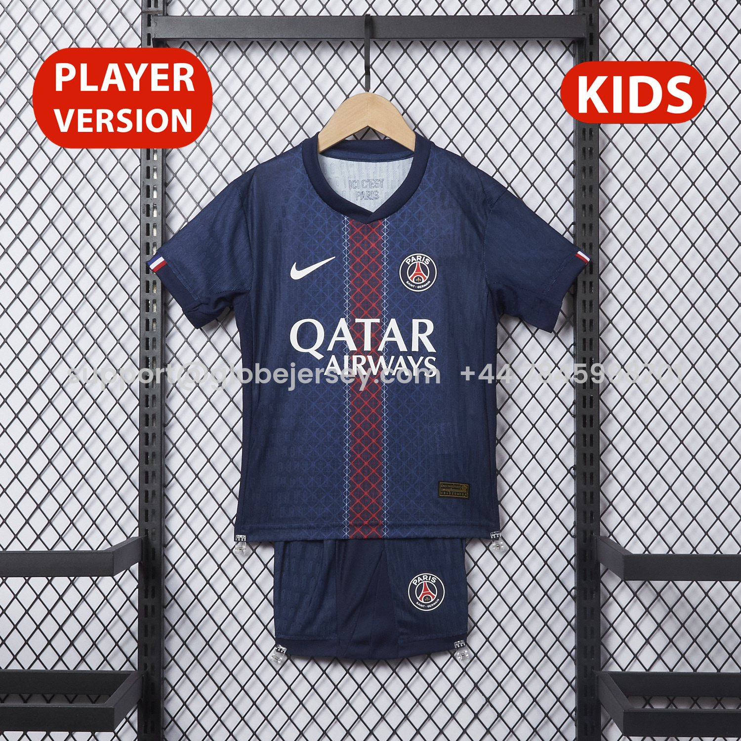 Paris Saint-Germain PSG 25-26 Home Kids Kit - Player Version