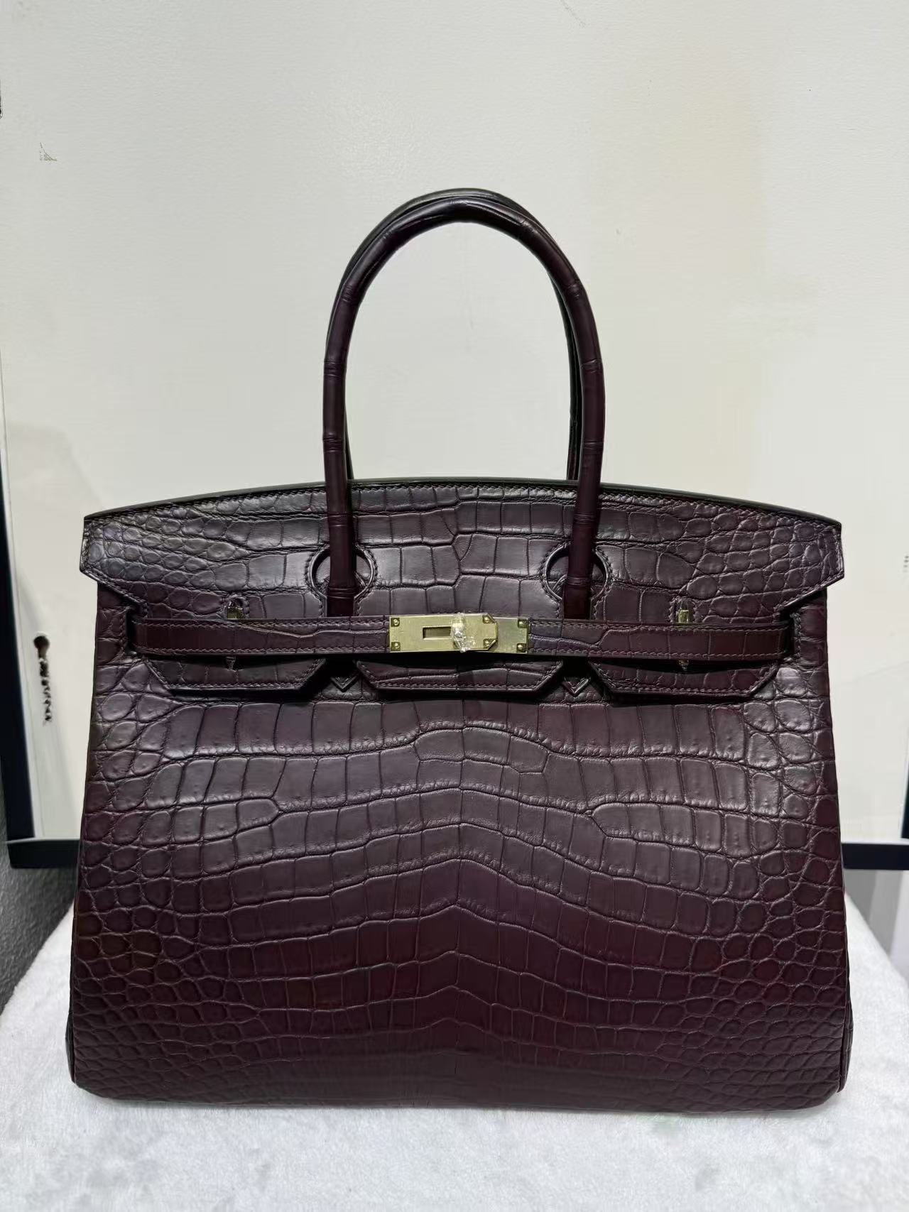 Hermes Advanced customization Birkin 35 crocodile skin