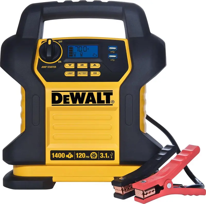 1400 Peak Amp Jump Starter with Digital Compressor