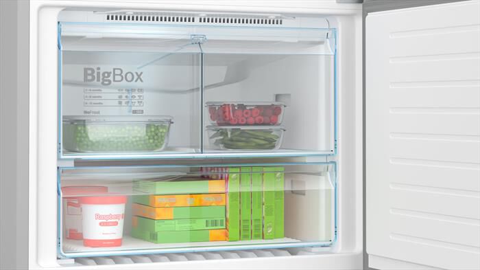 BOSCH - Frigorifero Combinato KGN86AIDR Classe D 186x86 cm-Acciaio anti-impronta