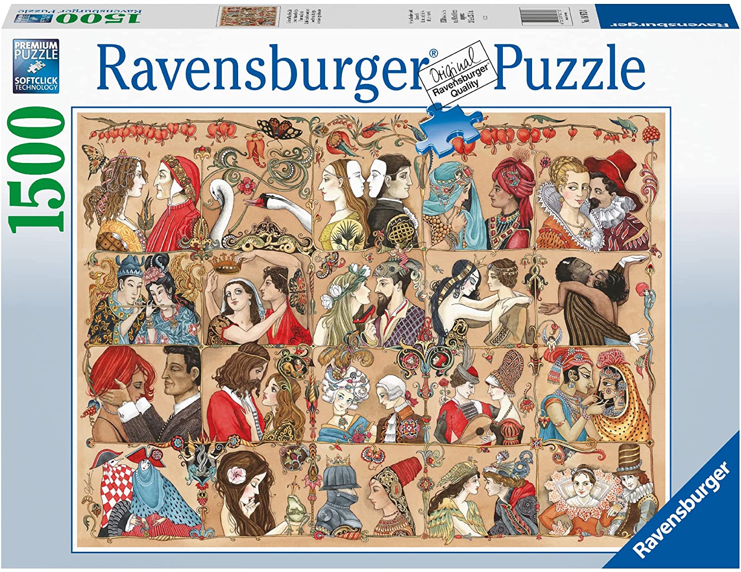 Love Through the Ages – 1500 Piece Jigsaw Puzzle (Ravensburger)