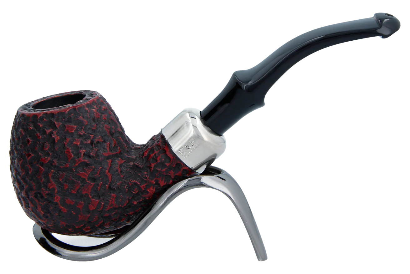 Peterson of Dublin System Rustic Briar Smoking Pipe - Shape No.B42