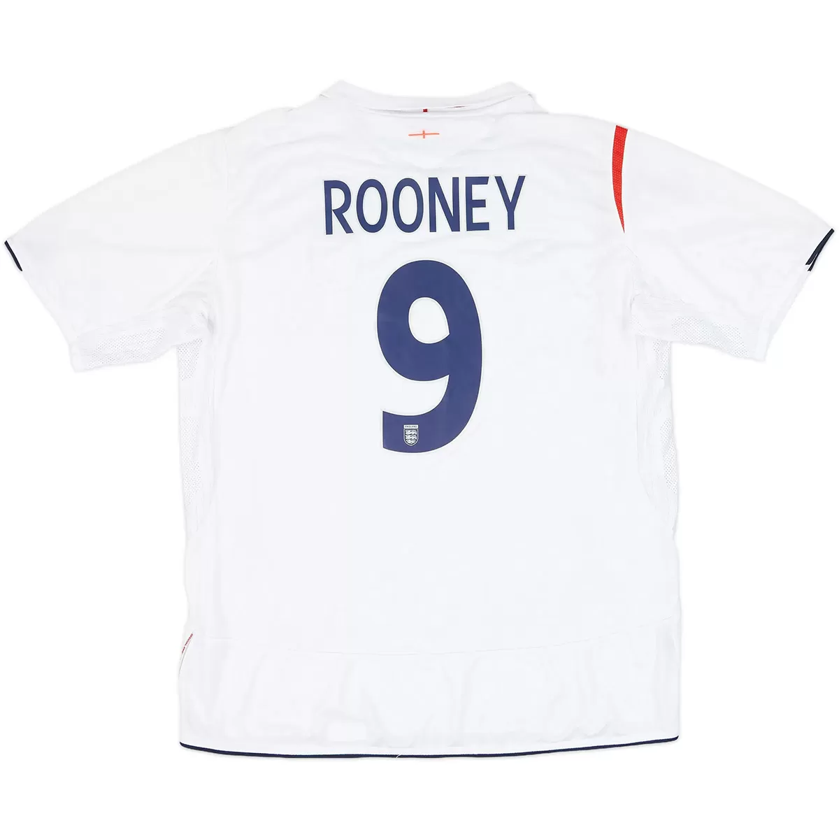 Rooney #9 Retro England 2006 Home Football Jersey