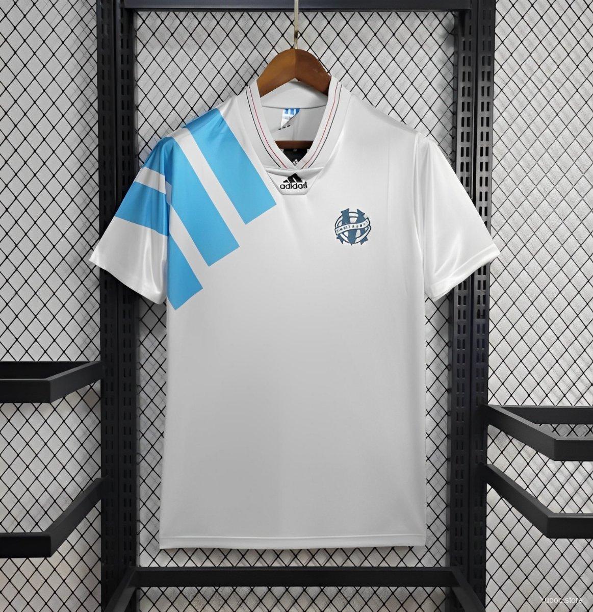 Retro Marseille 1992-93 European Home Jersey