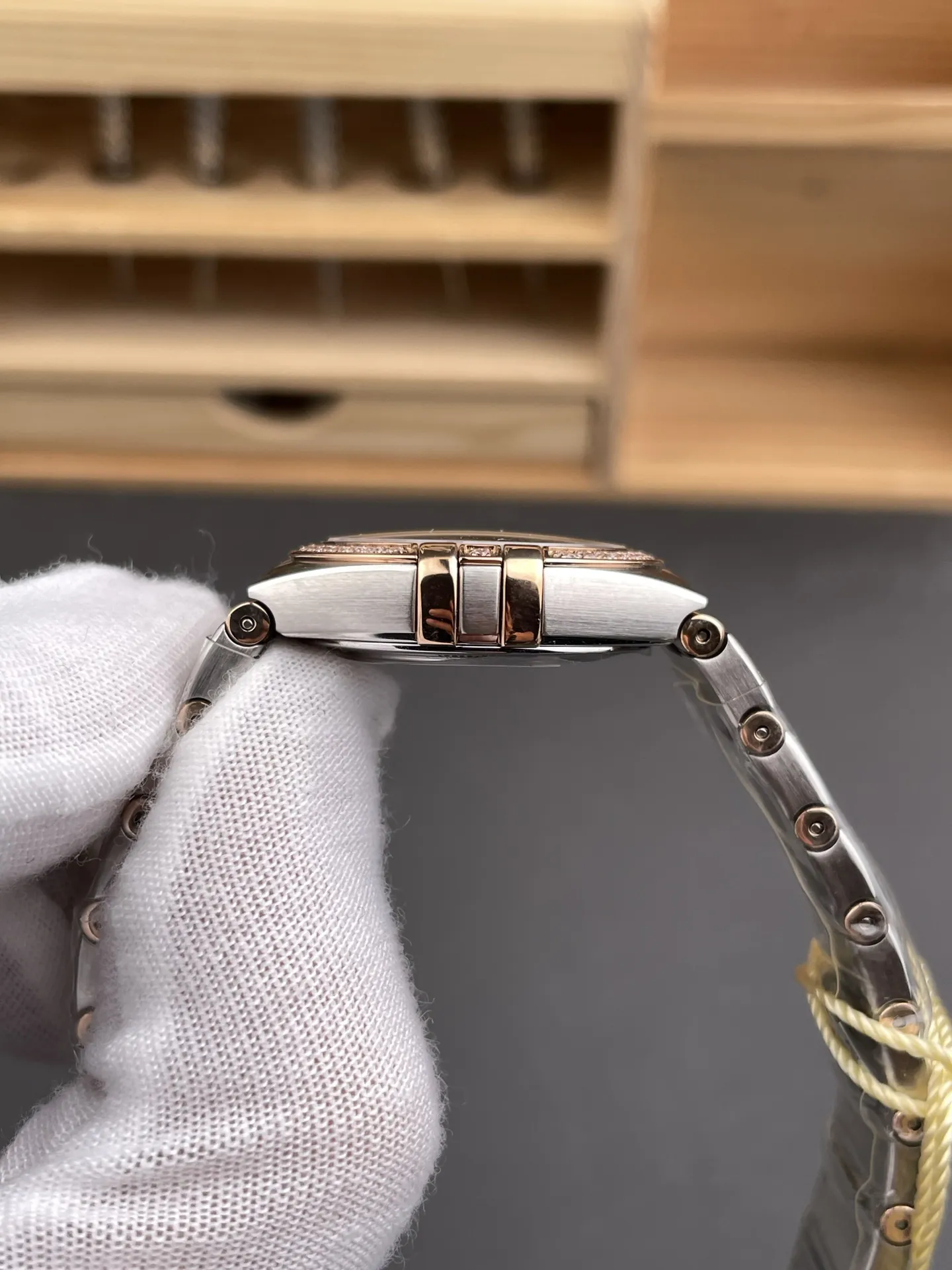 Omega Constellation Two-Tone Rose Gold Ladies 28mm