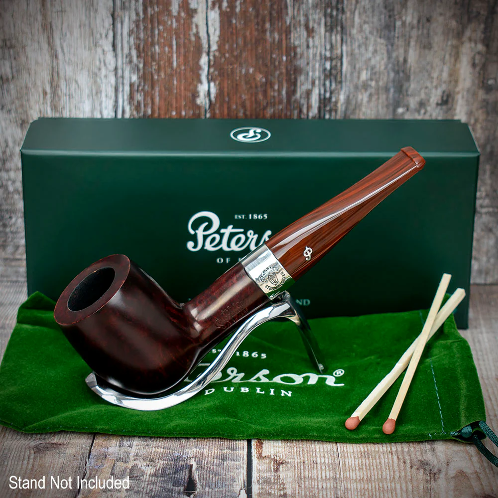 Peterson of Dublin Harp Briar Smoking Pipe - Shape No.107