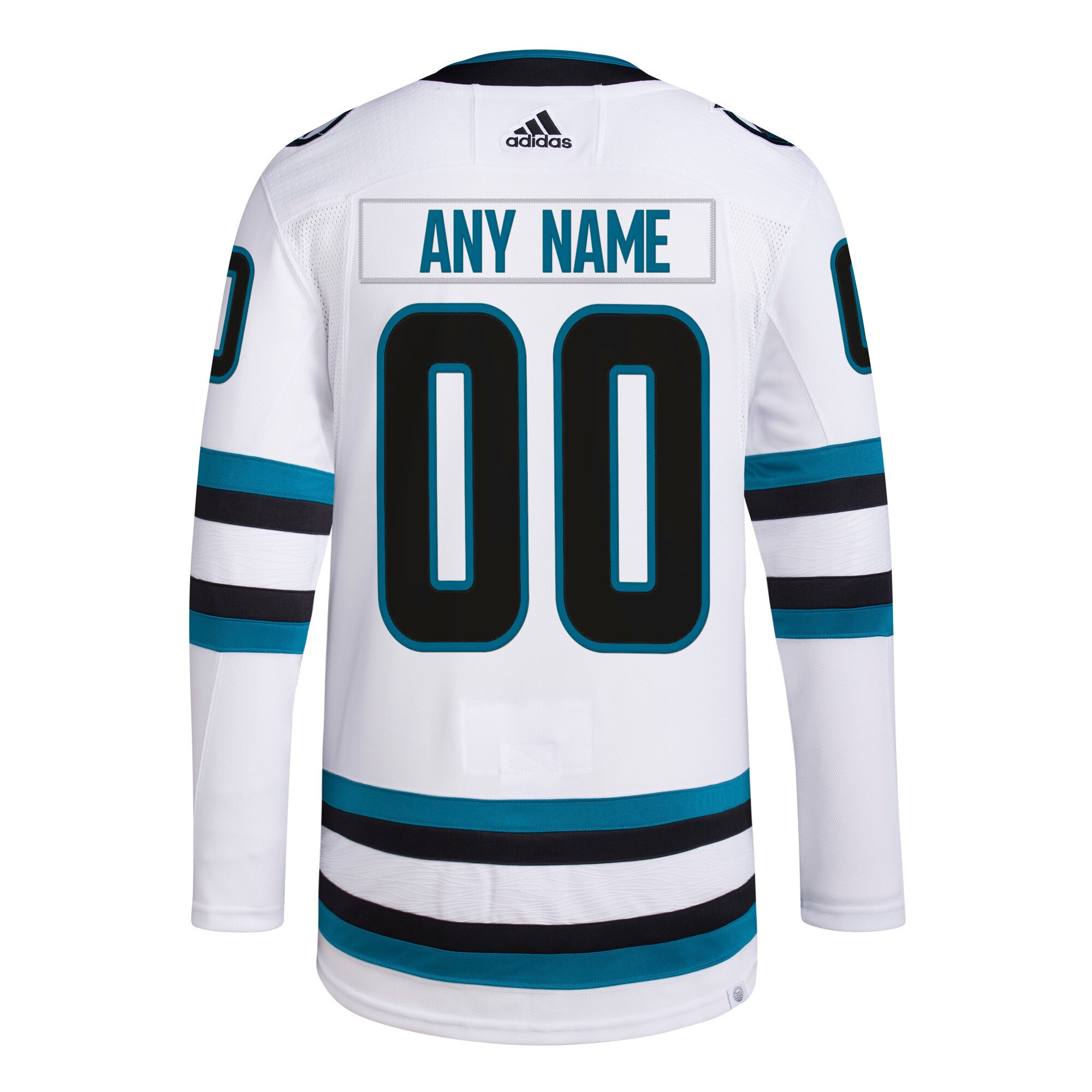 San Jose Sharks   Away  Primegreen  Custom Jersey – White