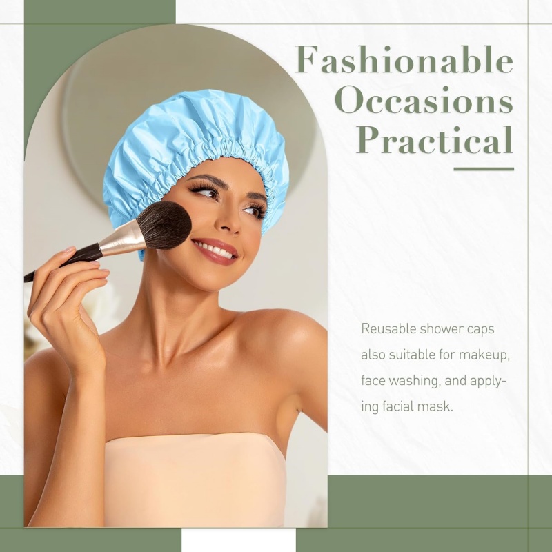 Reusable Shower Cap for Women