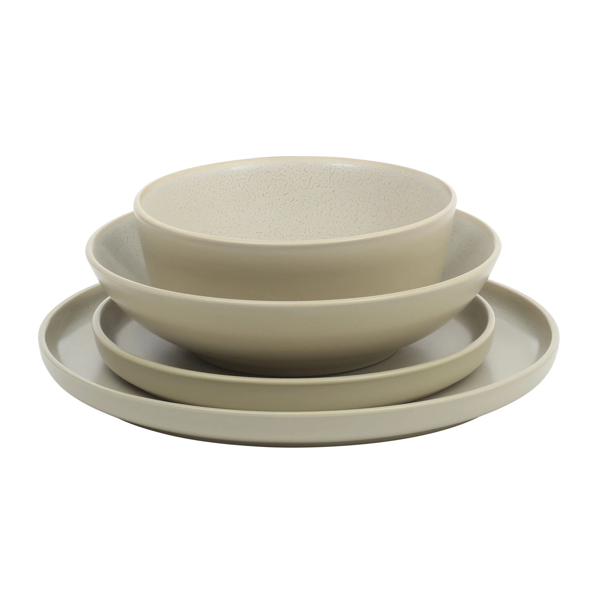 Gibson Elite Tribeca Loft 16-Piece Dinnerware Set - Service for 4 - Matte Blue