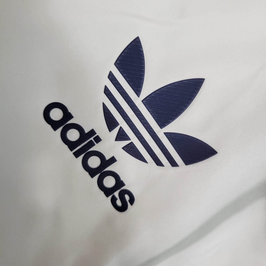 2023/2024 Real Madrid Windbreaker White Blue Soccer Jersey