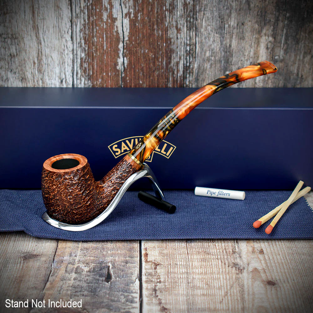 Savinelli Clarks Favorite BrownBlast - 6mm Briar Pipe
