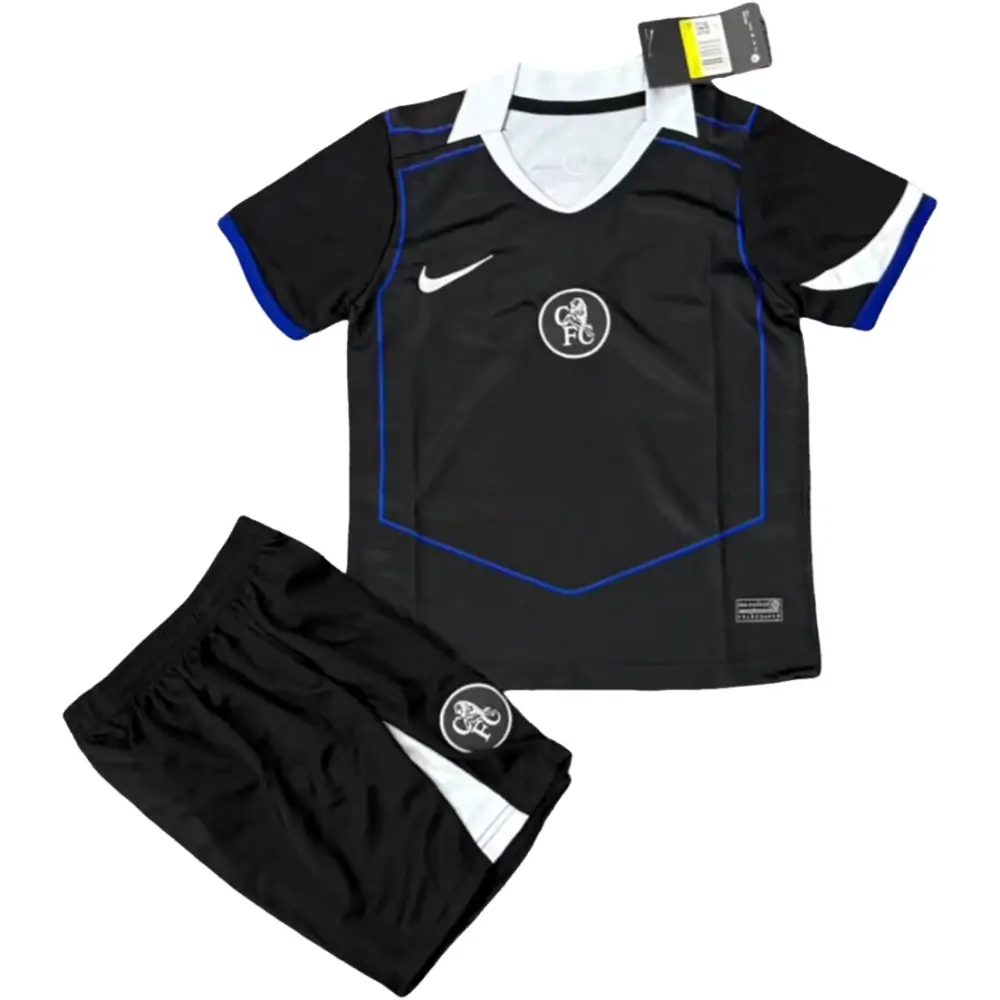 2025-26 Chelsea Second Away Jersey Children's Set - Fans Edition