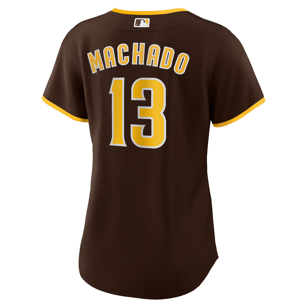 Women's San Diego Padres Manny Machado Road Player Jersey - Brown