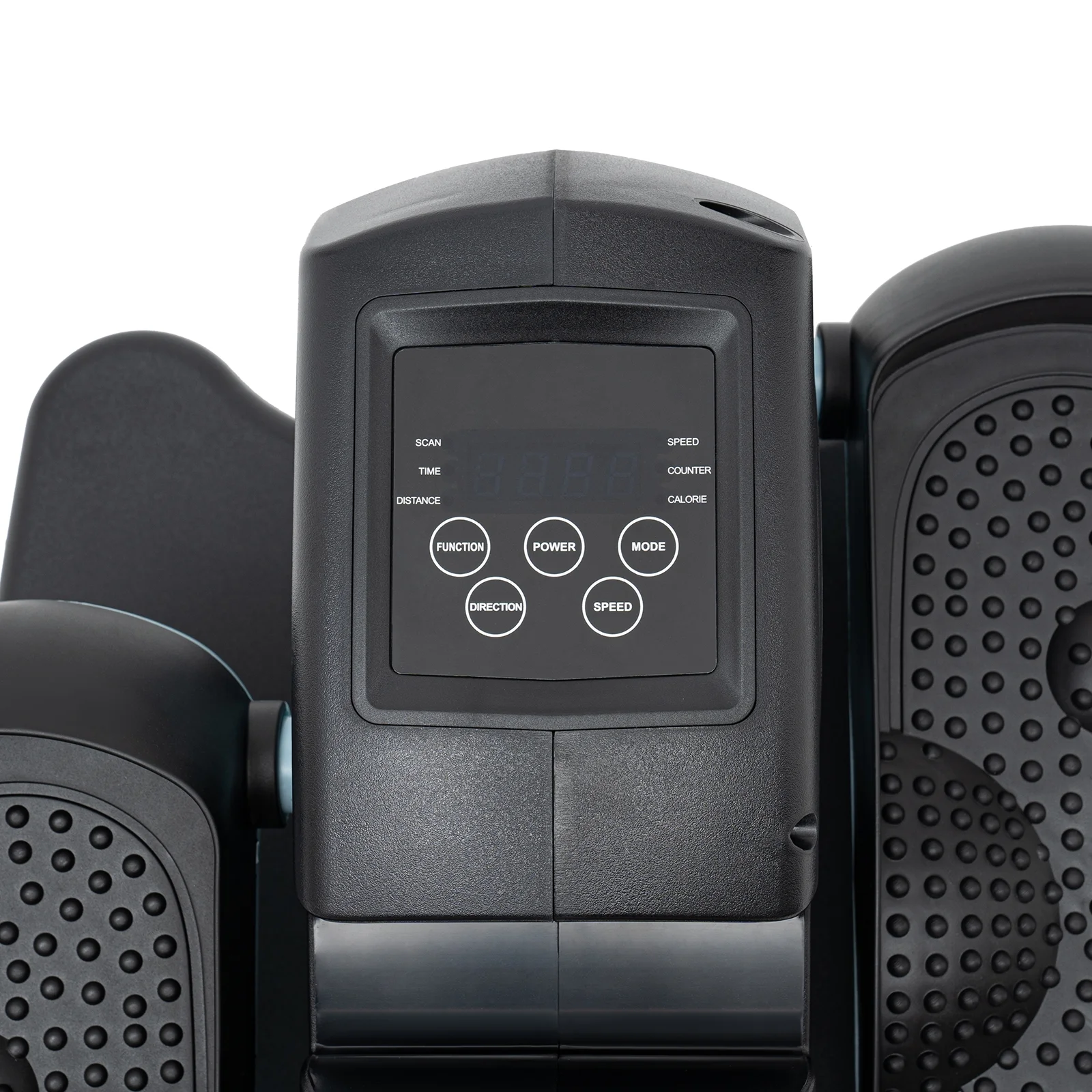Toolven Step Fitness Machine with 5 Adjustable Speeds, LCD Display, Shock-Absorbing Foot Pedals, Anti-Slip Massage Surface, Compact Design for Desk Use, Ideal for Weight Loss and Leg Exercises