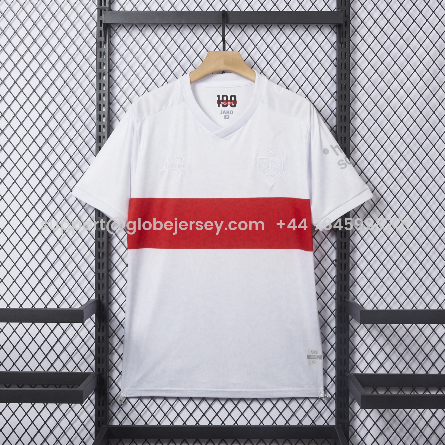 【Embroidered Team Badge】Stuttgart 25-26 100th Anniversary Jersey - Fans Version