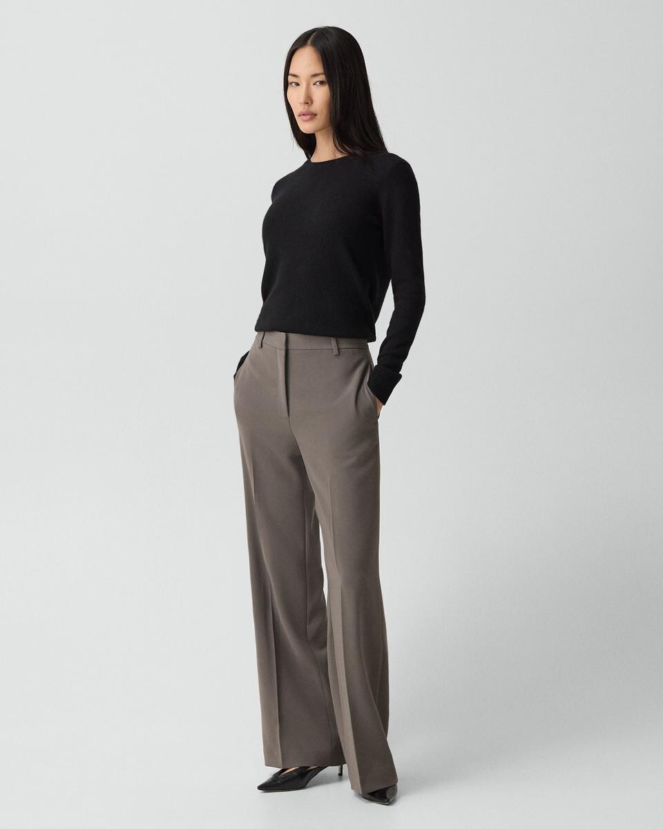 Straight Pant, 32'' in Admiral Crepe