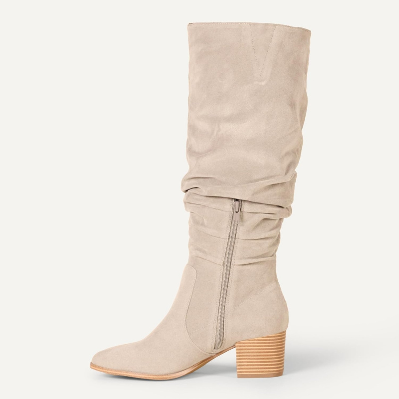 Women's Tall Block Heel Knee High Boots