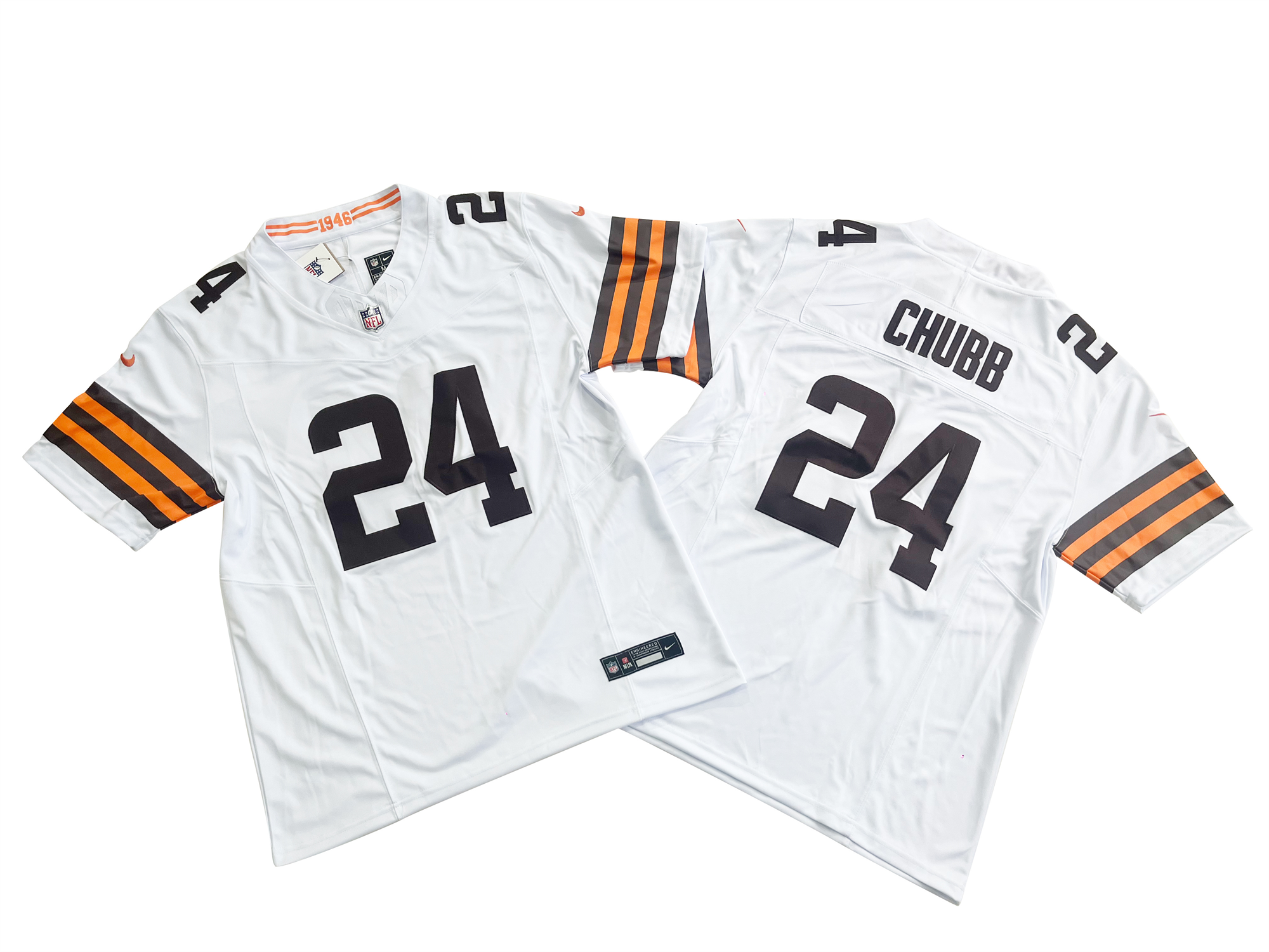 Cleveland Browns 24# Nick Chubb Vapor F.U.S.E. Limited Jersey