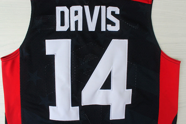 2012 American Dream Team No. 14 Davis Blue Embroidered Jersey