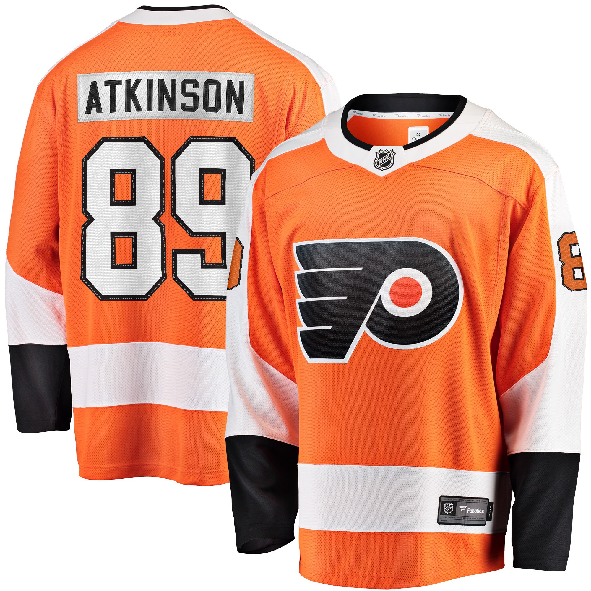 Cam Atkinson Philadelphia Flyers Fanatics Breakaway   Jersey – Orange