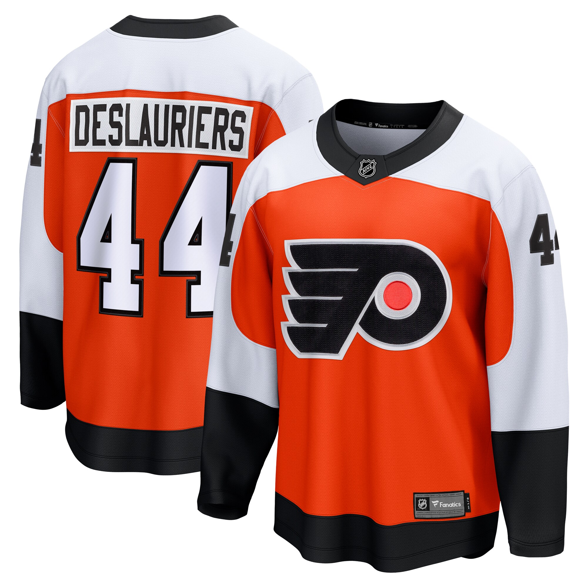 Nicolas Deslauriers Philadelphia Flyers Fanatics Home Breakaway Jersey – Orange