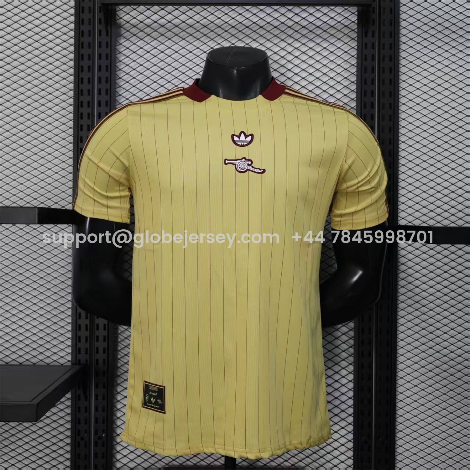 Arsenal 25-26 Trefoil Yellow Travel Jersey - Player Version