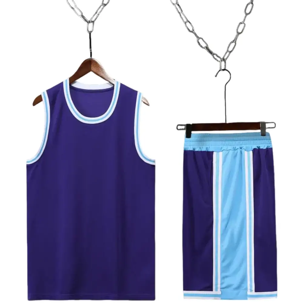 Lakers basketball blue suit（Customizable name and number）