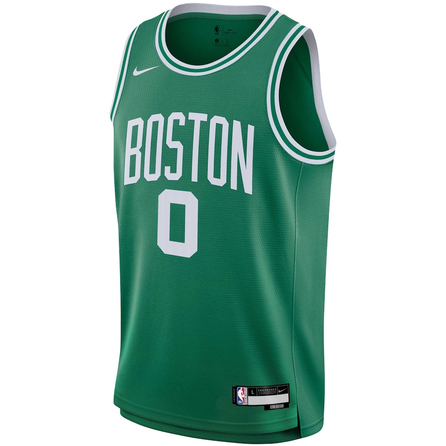 Youth Boston Celtics Jayson Tatum  Kelly Green Swingman Jersey - Icon Edition