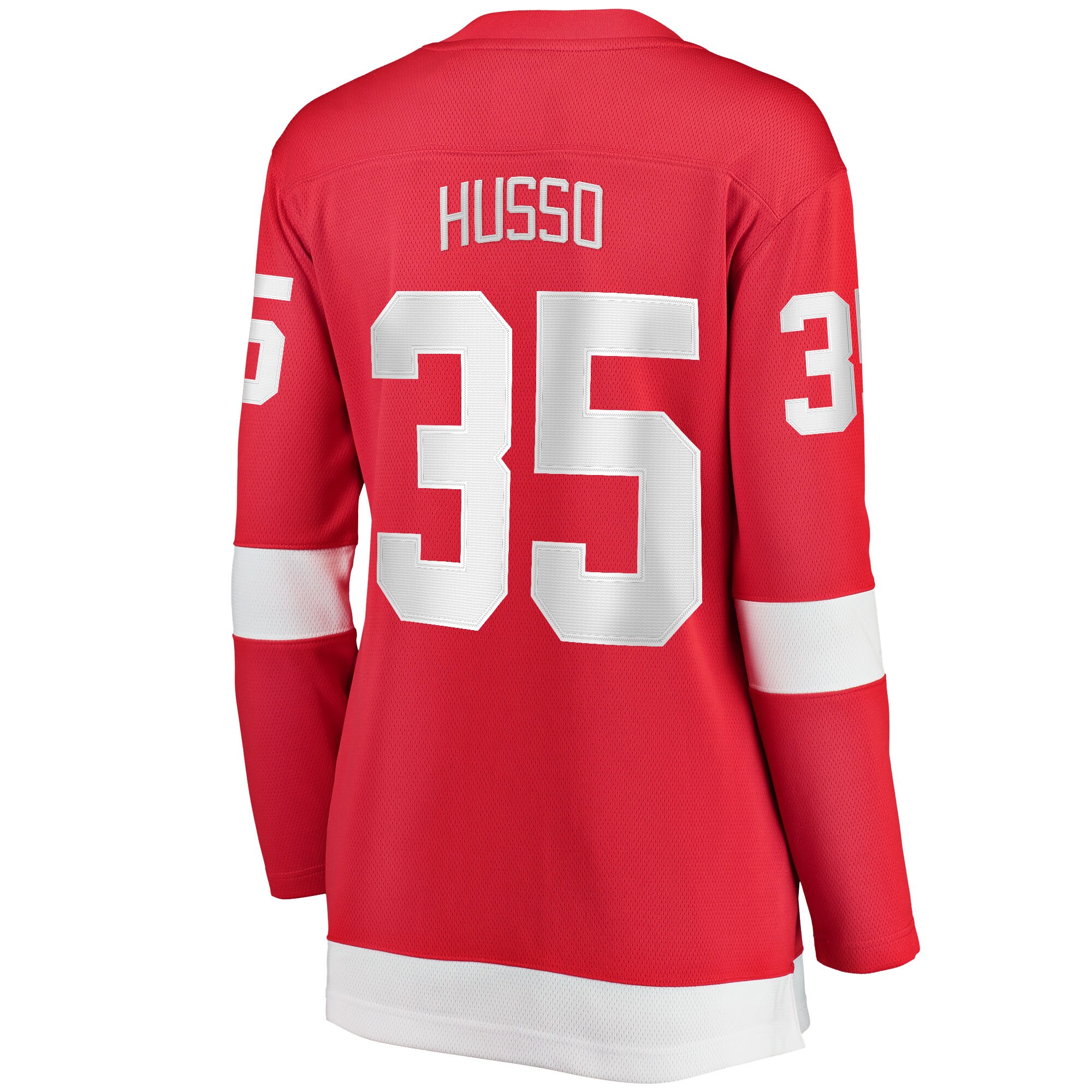 Ville Husso Detroit Red Wings Fanatics Women’s Home Breakaway   Jersey – Red