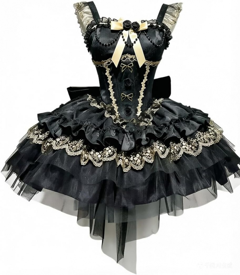 Sweet Lolita Princess Dress Ruffled Tea Party