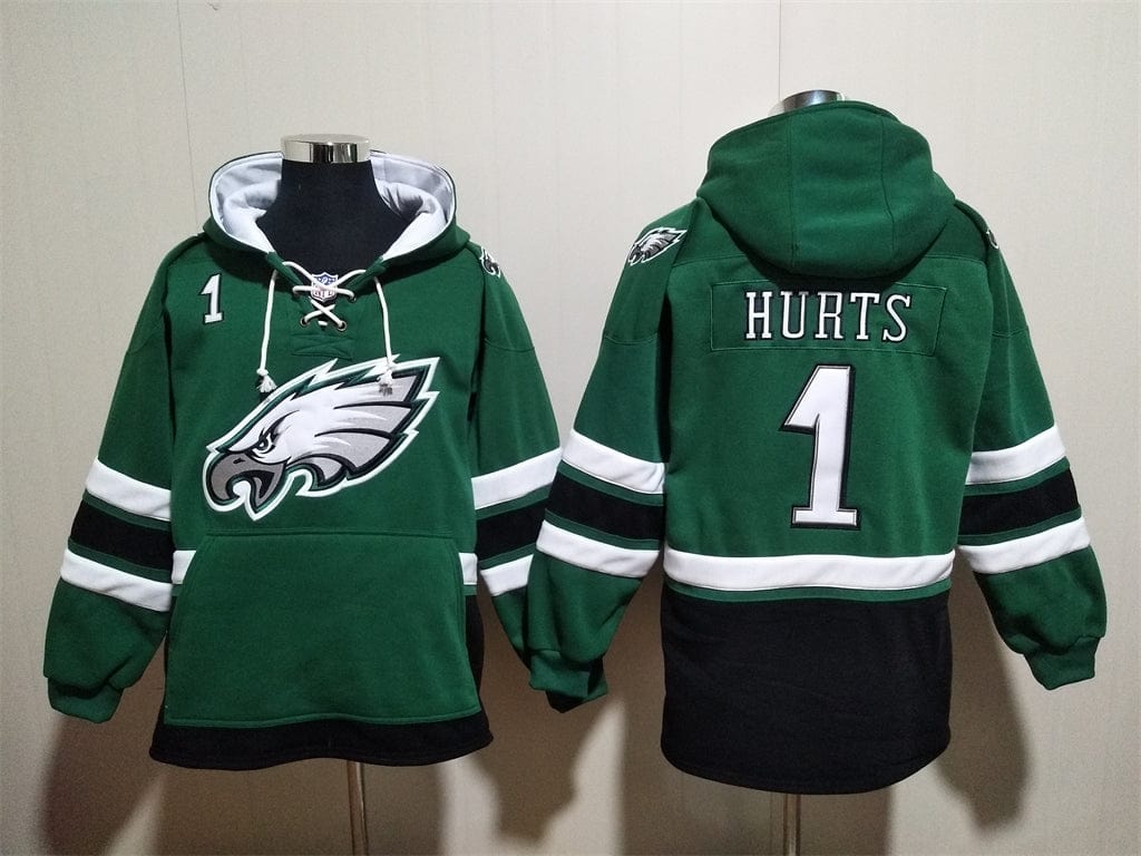 Philadelphia Eagles Hoodie #1 HURTS(With Pockets)