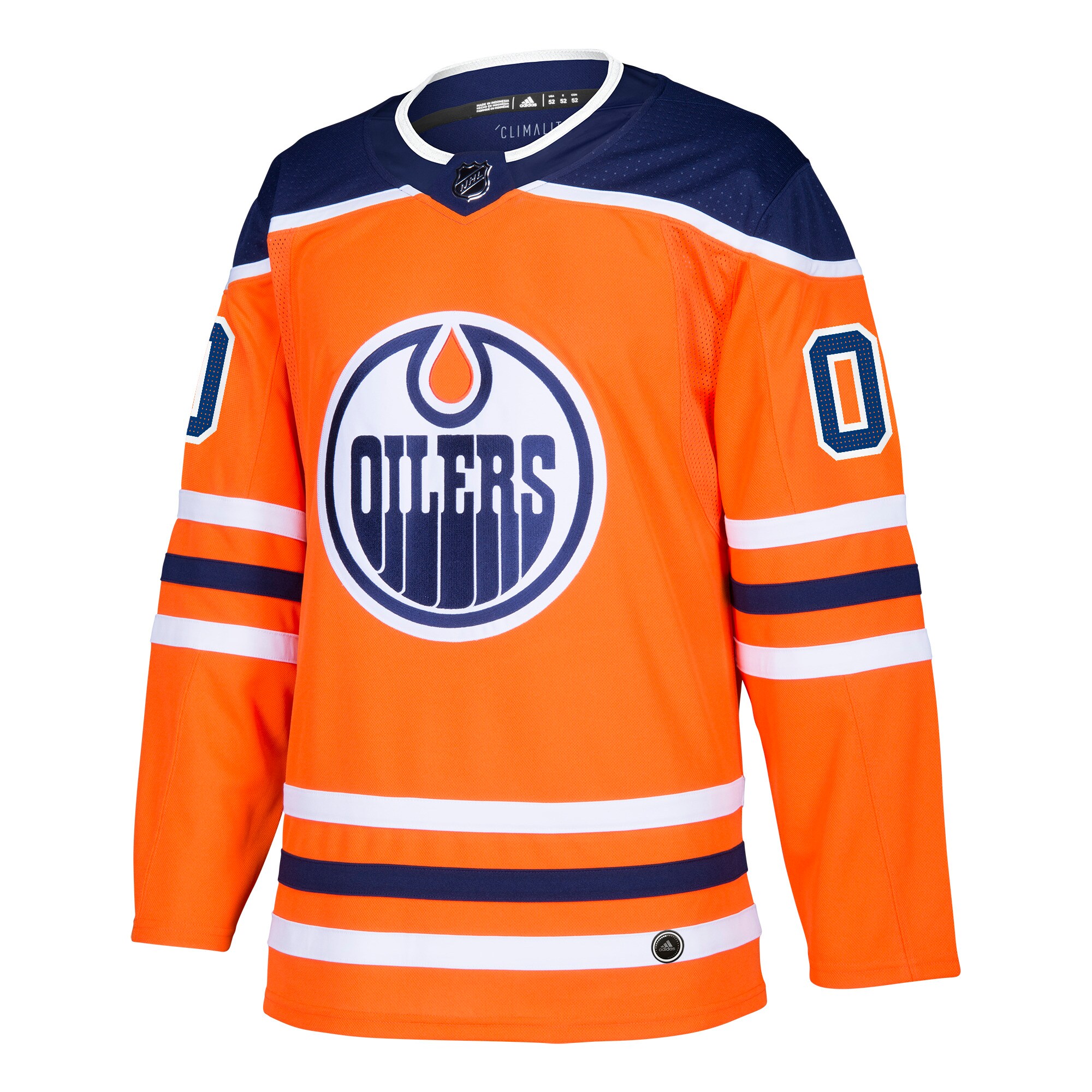 Edmonton Oilers   Custom Jersey – Orange