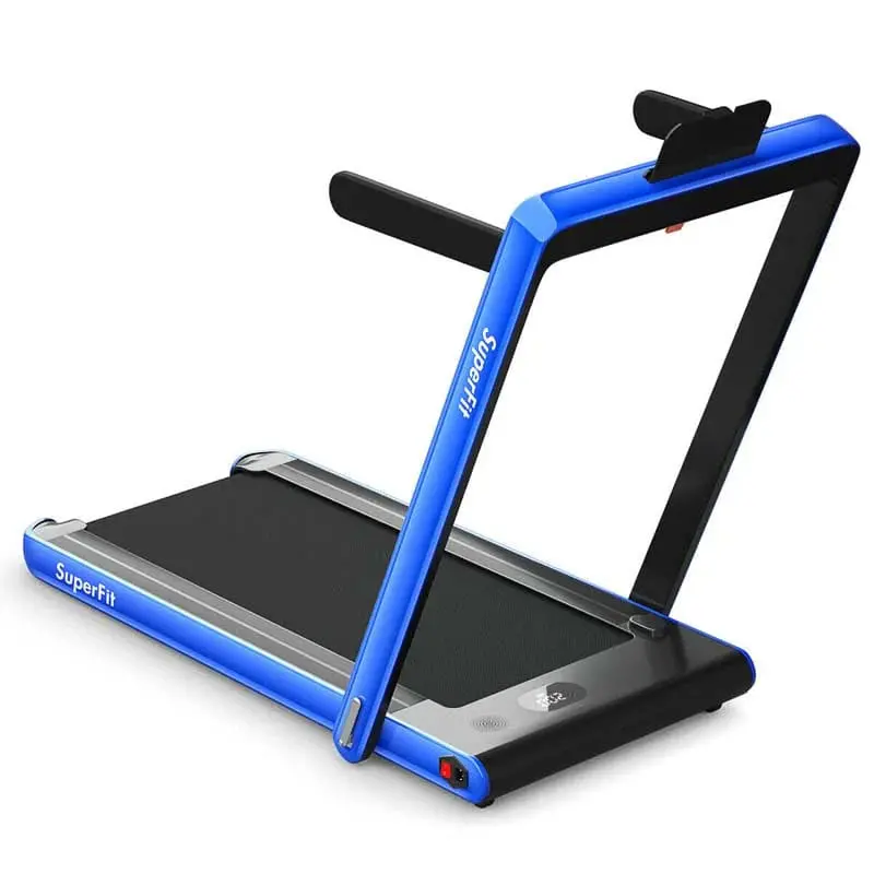 2-in-1 Folding Treadmill – Under-Desk Walking/Running Machine with Dual Display and Smart App Connectivity