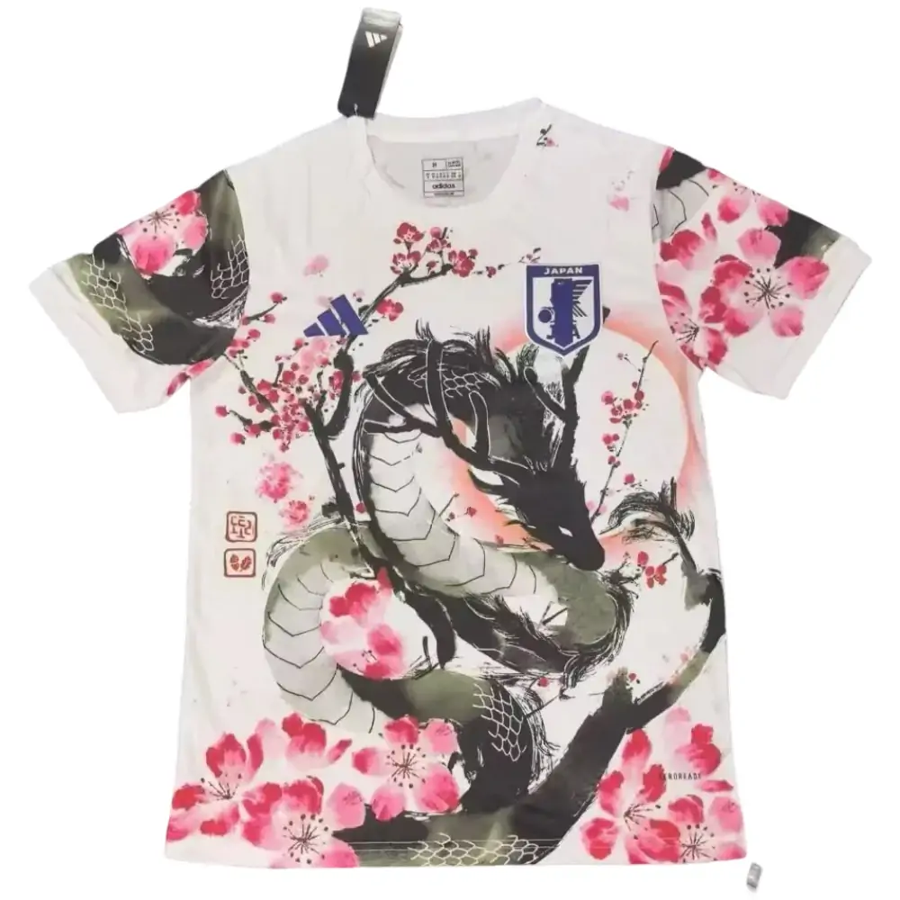 2025-26 Japan Plum Blossom Green Dragon Jersey - Fan Edition