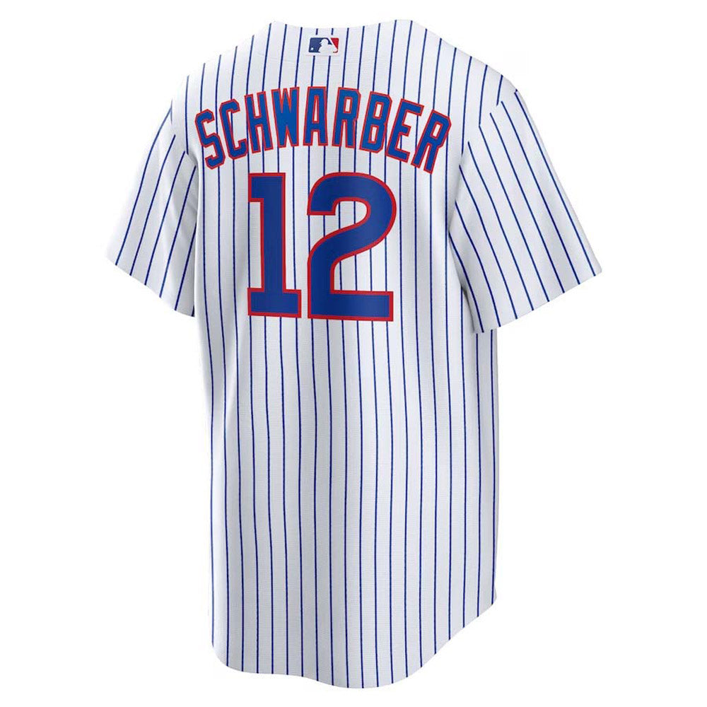 Youth Chicago Cubs Kyle Schwarber Replica Home Jersey - White