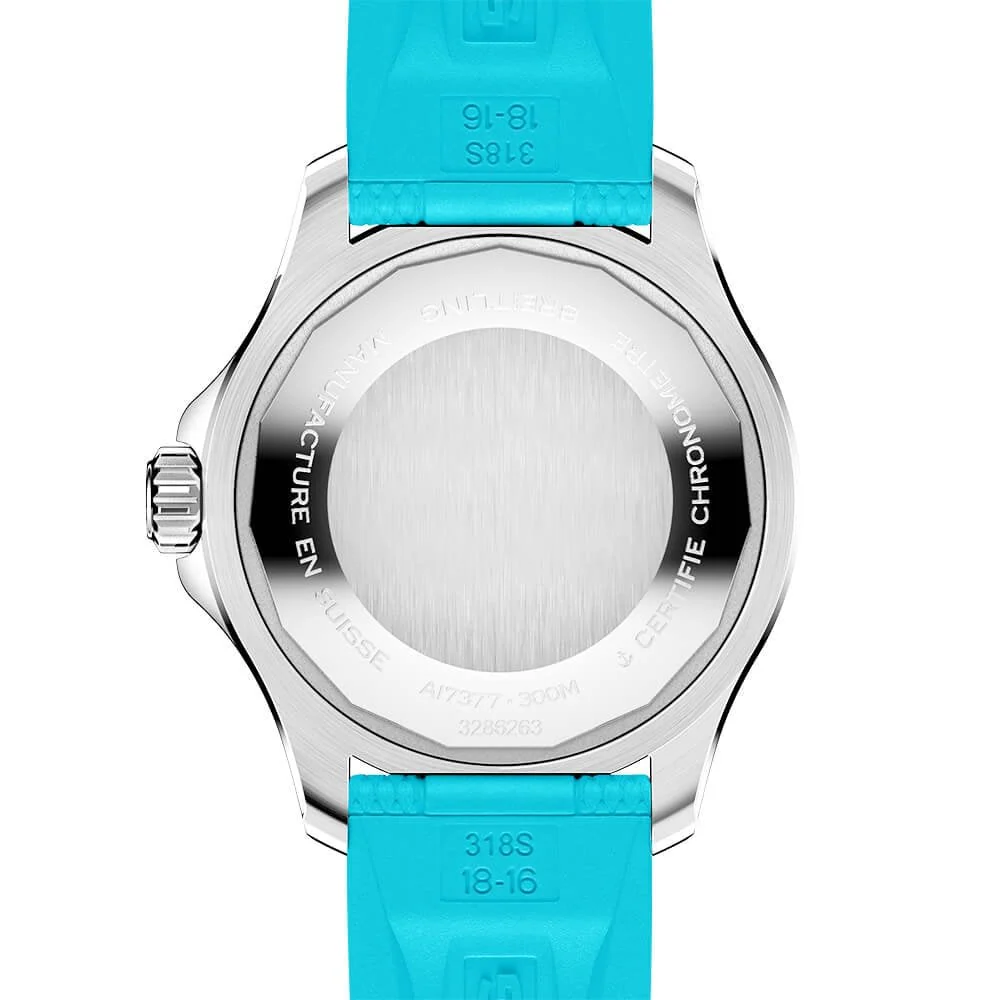 【Super Clone】BREITLINGSuperocean 36mm Turquoise Dial Ladies Automatic Strap Watch