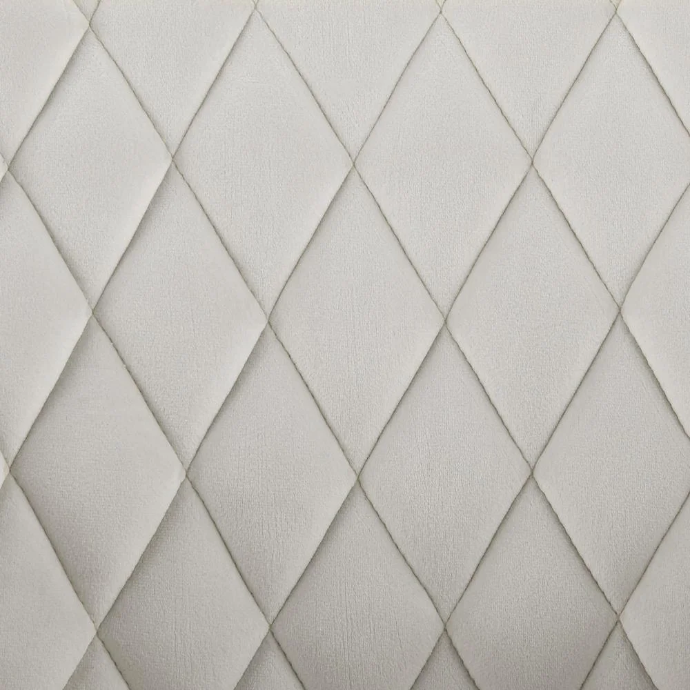 Linon Imogen Quilted Office Chair Off White