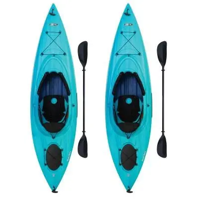 Lifetime Guster 100 Sit-In Kayak – 2-Pack for Recreational Paddling