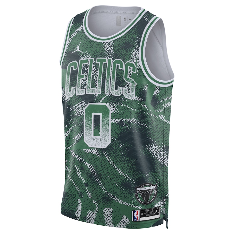 Unisex Boston Celtics Jayson Tatum Green 2025 Select Series Swingman Jersey