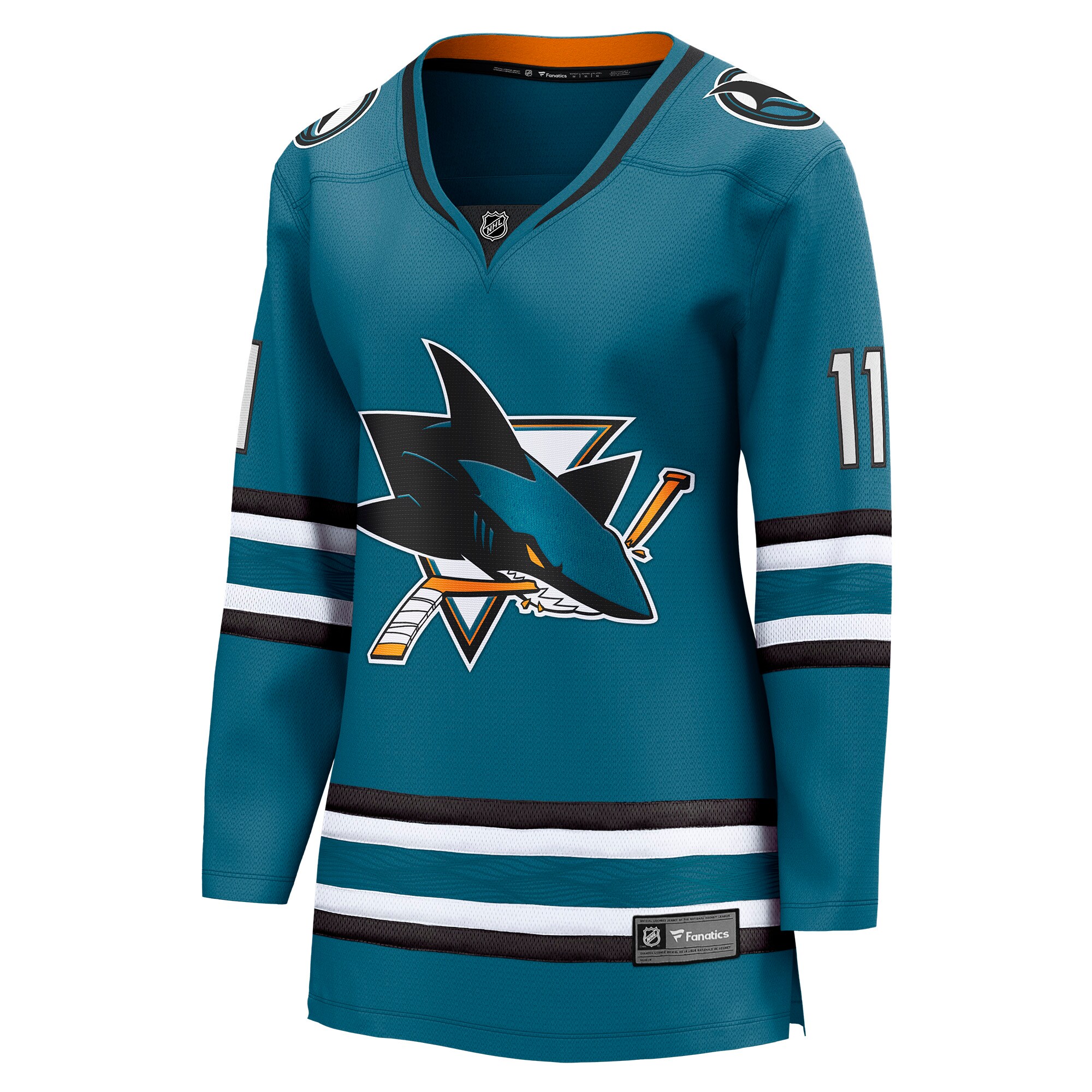 Luke Kunin San Jose Sharks Fanatics Women’s Home Breakaway   Jersey – Teal