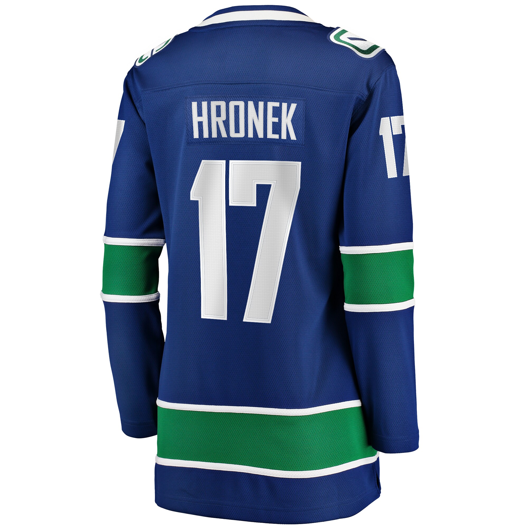 Filip Hronek Vancouver Canucks Women’s Fanatics Home Breakaway Jersey – Blue