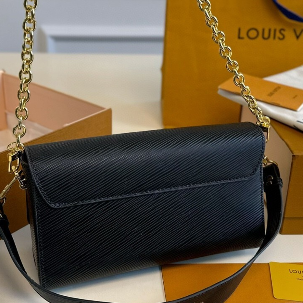 Louis Vuitton Twist West MM Black 9.3 Inches M24549