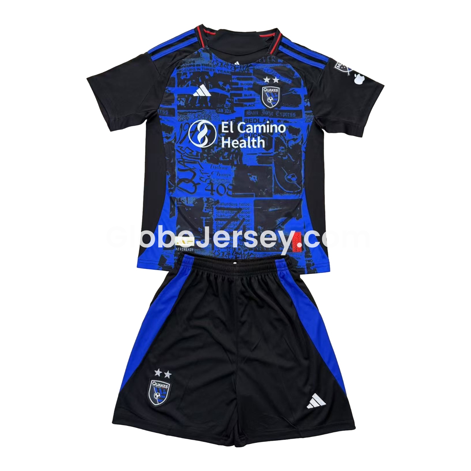 San Jose Earthquakes 25-26 Home Men's Adult Jersey Set - Fans Version