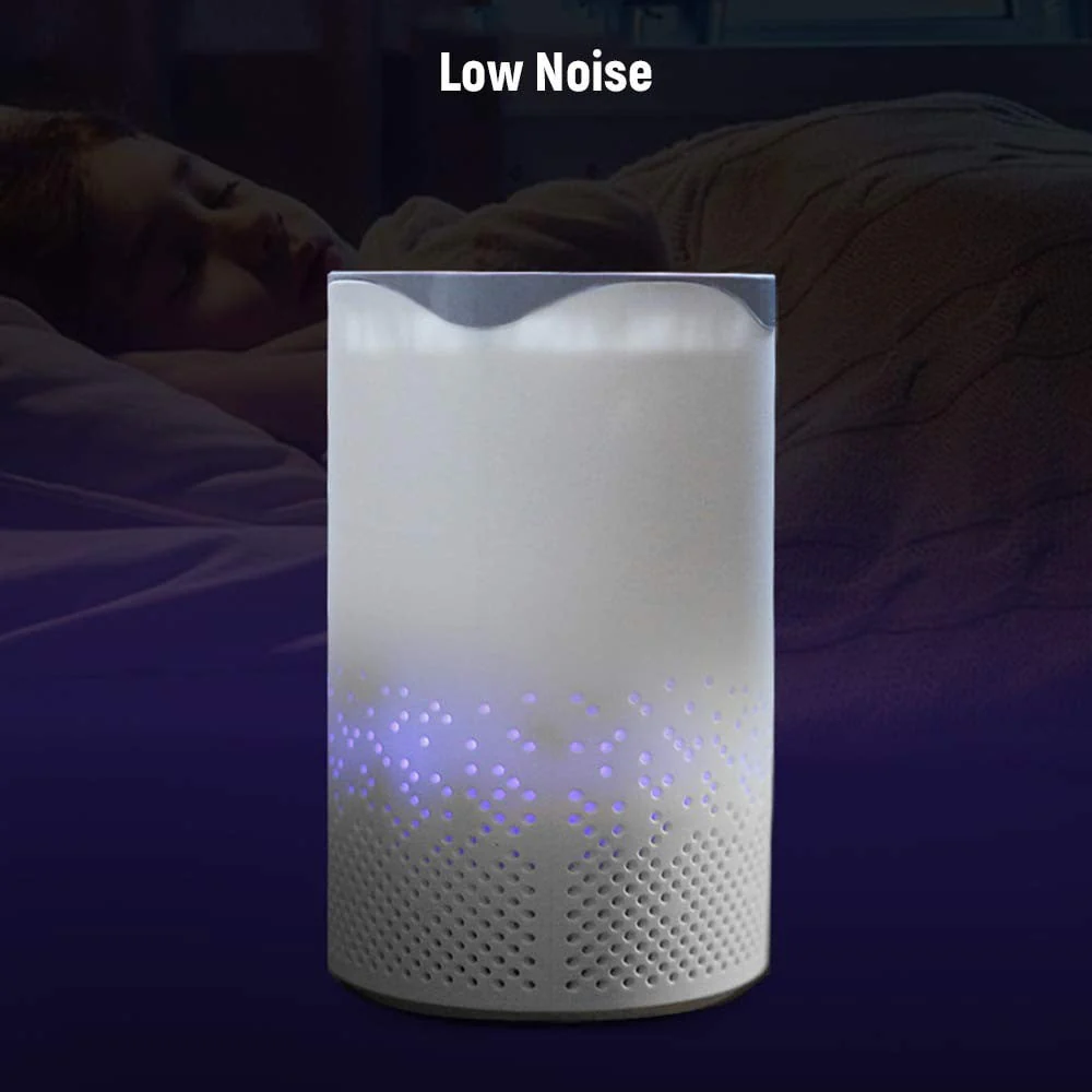 BLUELK Air Purifiers for Bedroom Home, Portable HEPA Filter Cleaner, Filters Smoke, Allergies, Pet Dander, Odor, Dust, Desktop Air Cleaner