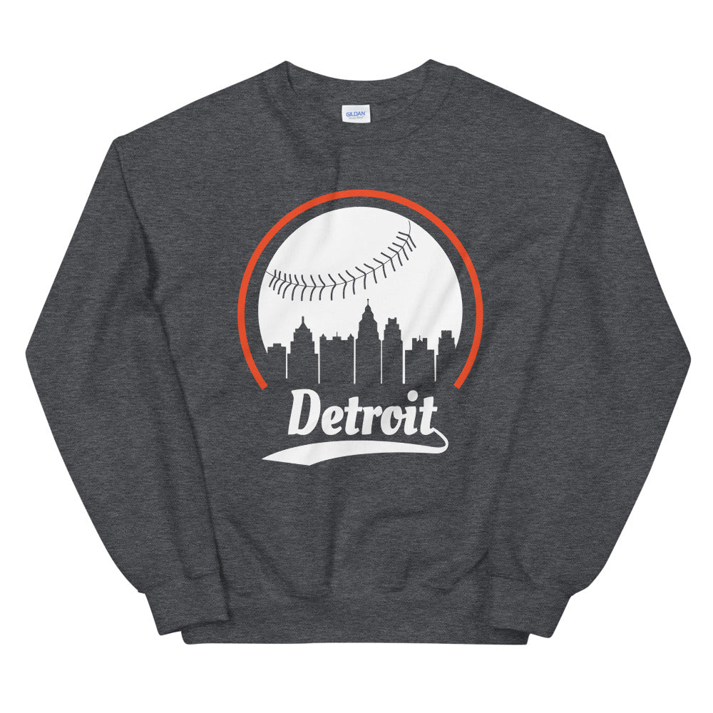 Unisex Detroit Tigers Baseball Crewneck Sweatshirt